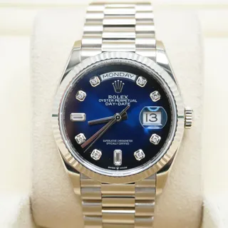 Rolex Day-Date 36 128239 White gold