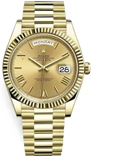 Rolex Day-Date 40 228238-0006 18k yellow gold Champagne