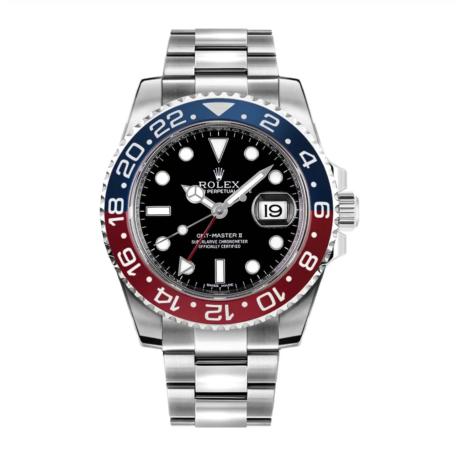 Rolex GMT-Master II 116719BLRO White gold Black