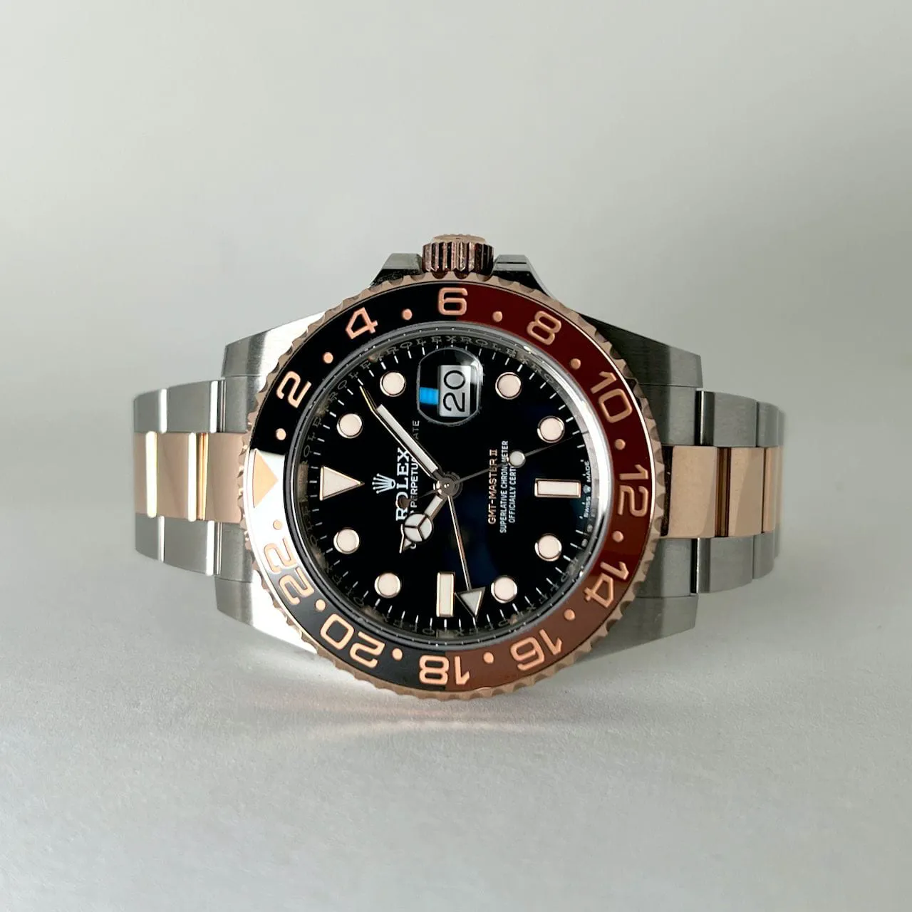 Rolex GMT-Master II 126711CHNR-0002 40mm Oystersteel and Everose gold Black