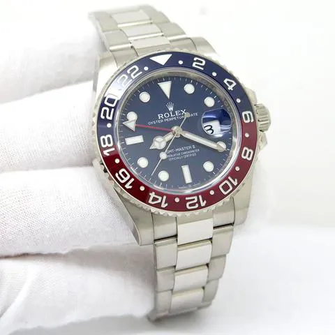 Rolex GMT-Master II 126719BLRO 40mm White gold Blue