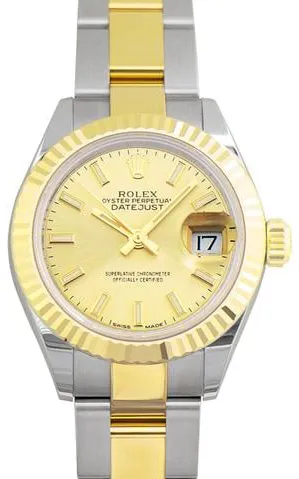 Rolex Lady-Datejust 279173 28mm Stainless steel Champagne