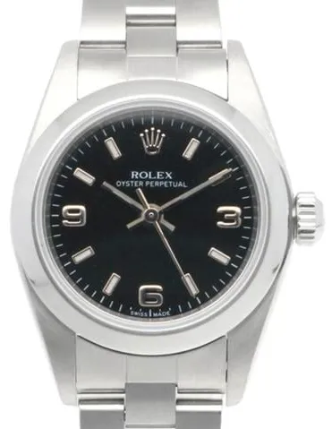 Rolex Oyster Perpetual 76080 Stainless steel Black