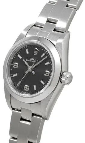 Rolex Oyster Perpetual 76080 24mm Stainless steel Black 1