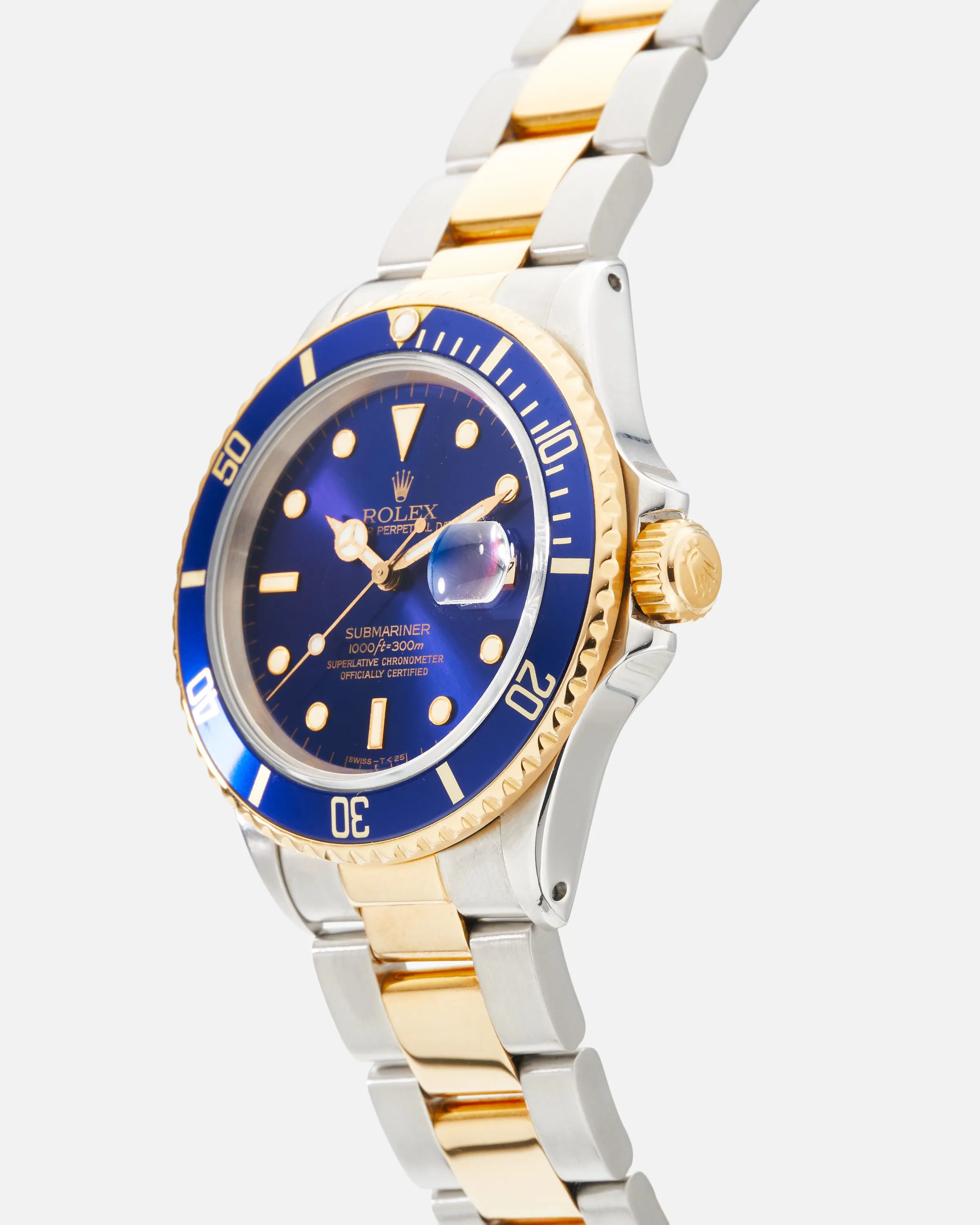 Rolex Submariner 16803 40mm Yellow gold and Stainless steel Blue 3