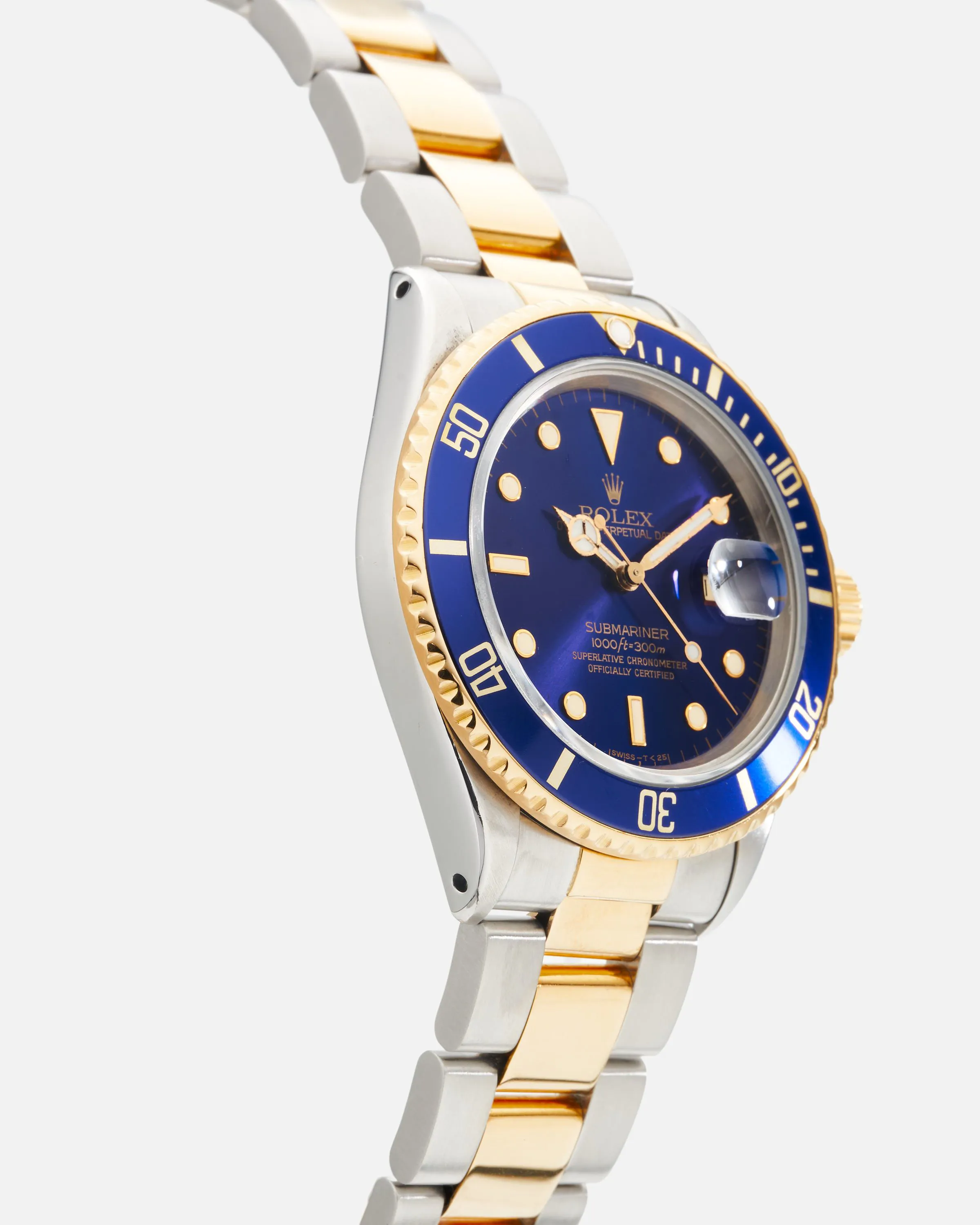 Rolex Submariner 16803 40mm Yellow gold and Stainless steel Blue 4