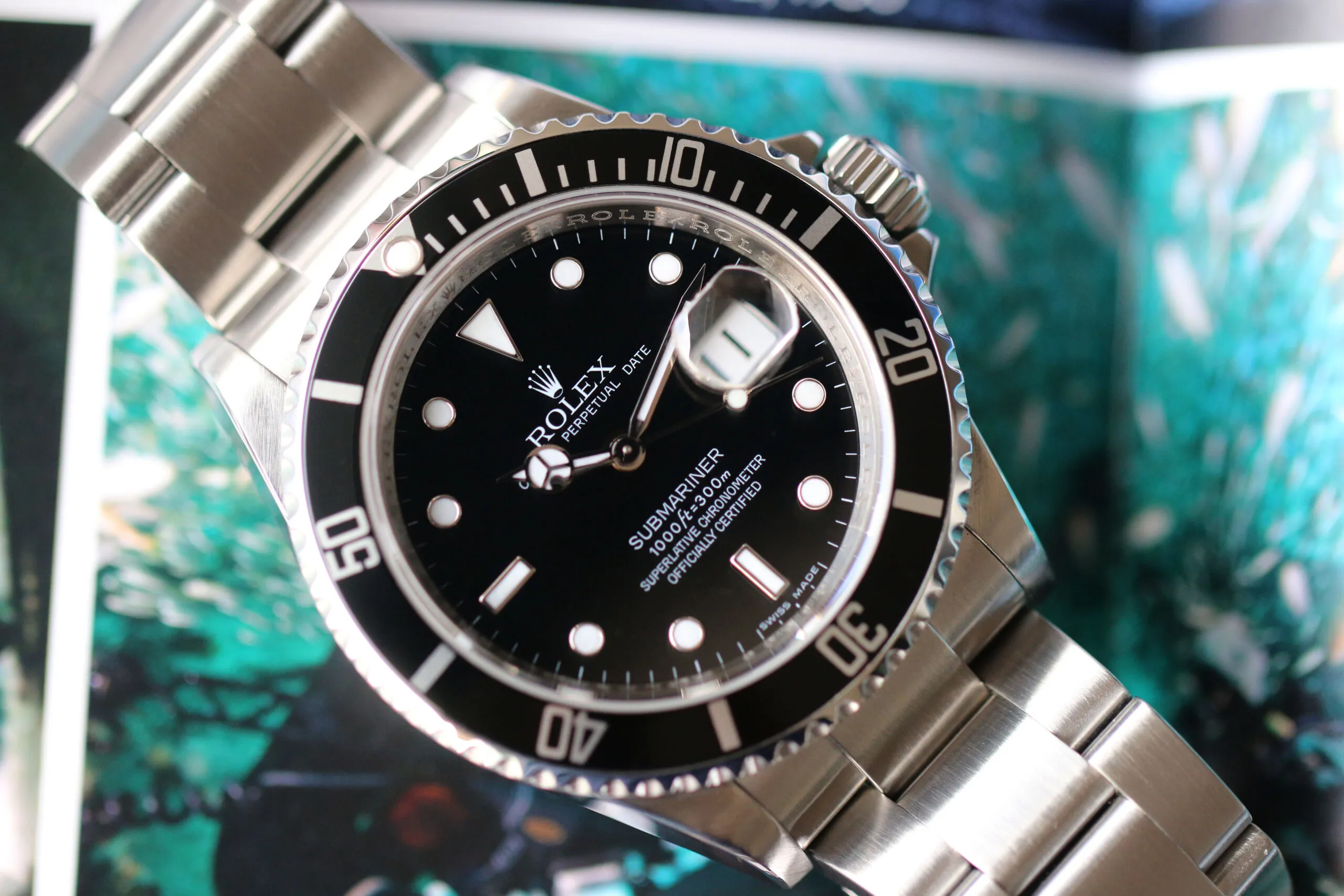 Rolex Submariner 16610LN 40mm Acier Noir 13