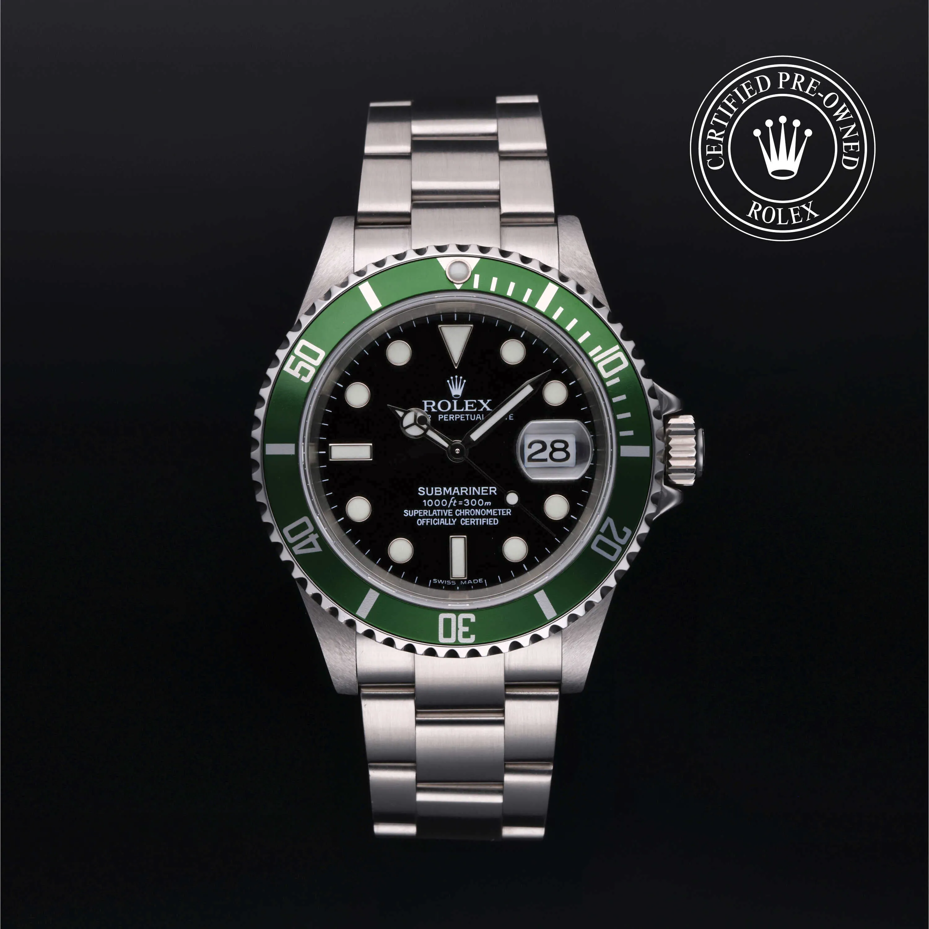 Rolex Submariner Date 16610LV-0002 40mm Oystersteel Black