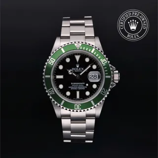 Rolex Submariner Date 16610LV-0002 Oystersteel Black