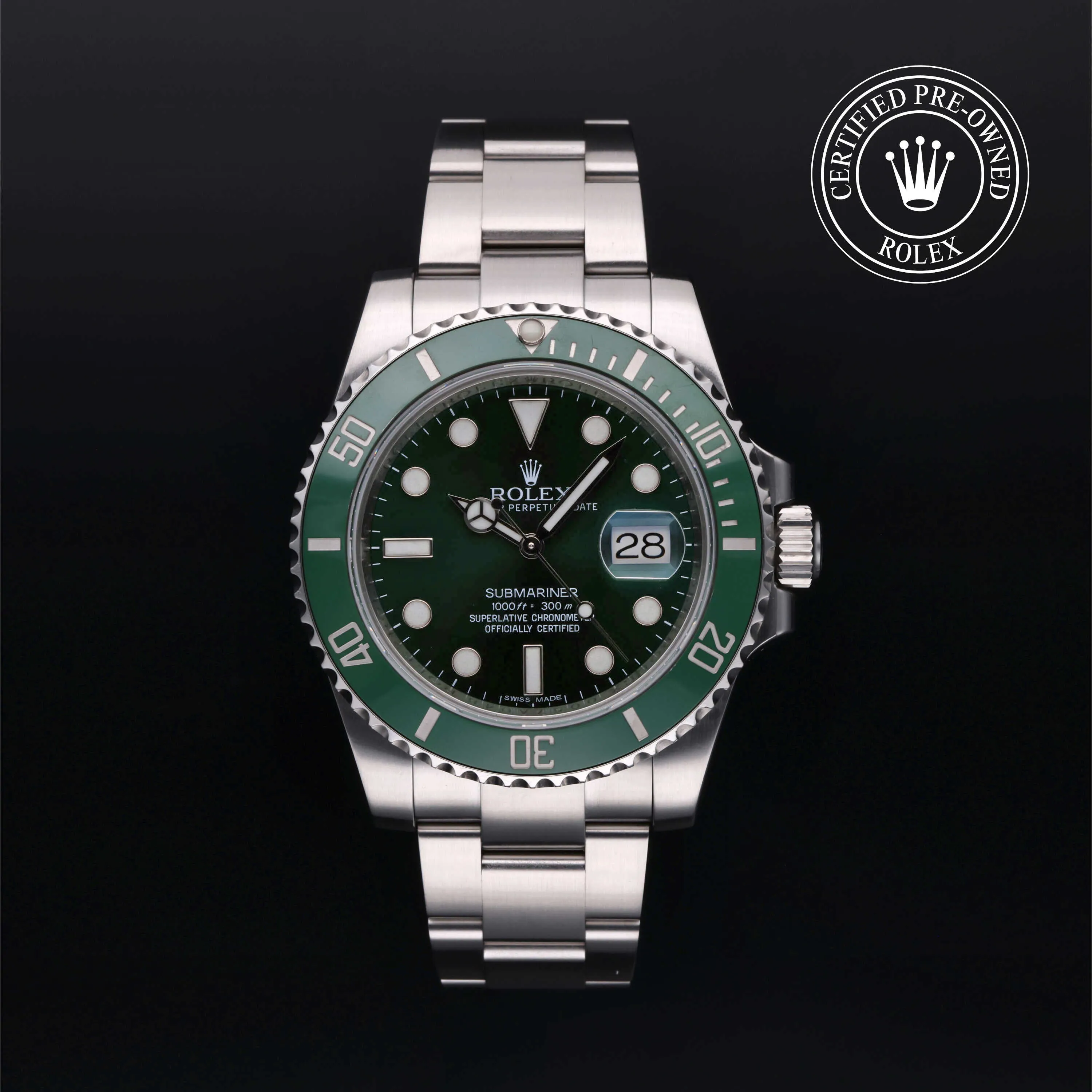 Rolex Submariner 116610LV-0002 40mm Oystersteel Green