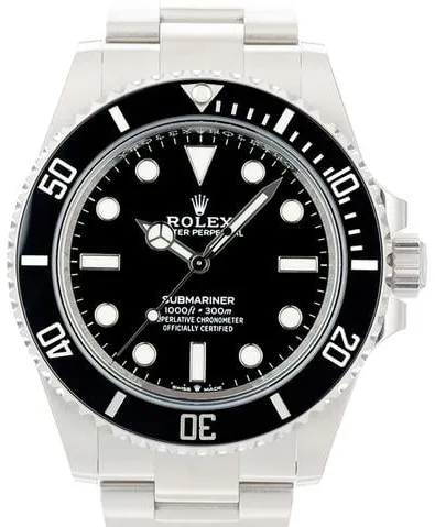 Rolex Submariner (No Date) 41 124060 41mm Stainless steel Black