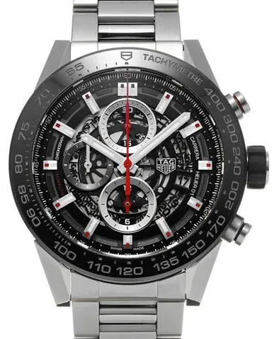 TAG Heuer Carrera CAR2A1W.BA0703 43mm Stainless steel Skeleton