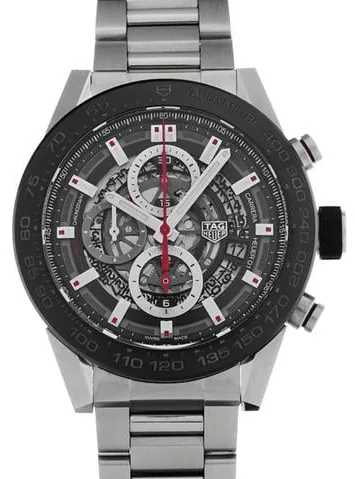 TAG Heuer Carrera CAR2A1W.BA0703 43mm Stainless steel Skeleton