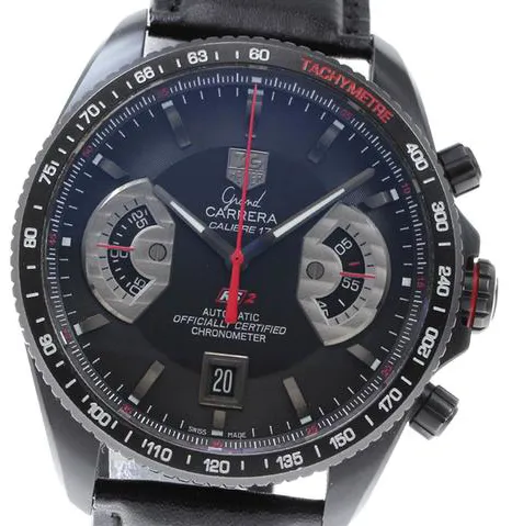 TAG Heuer Grand Carrera CAV518B 43mm Titanium Black