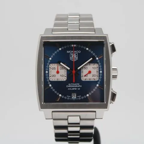 TAG Heuer Monaco Calibre 12 CAW2111.FC6183 39mm Stainless steel Blue