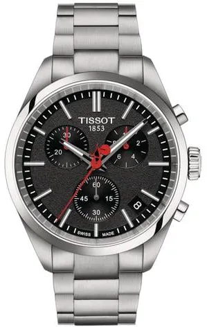 Tissot PR 100 T1504171105101 40mm Stainless steel Black