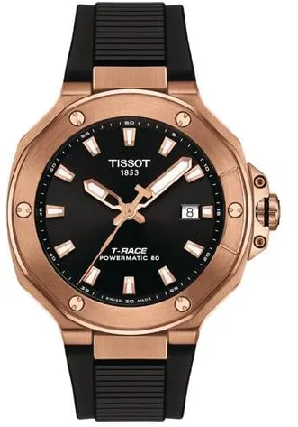 Tissot T-Race T1418073705100 41mm Yellow gold Black