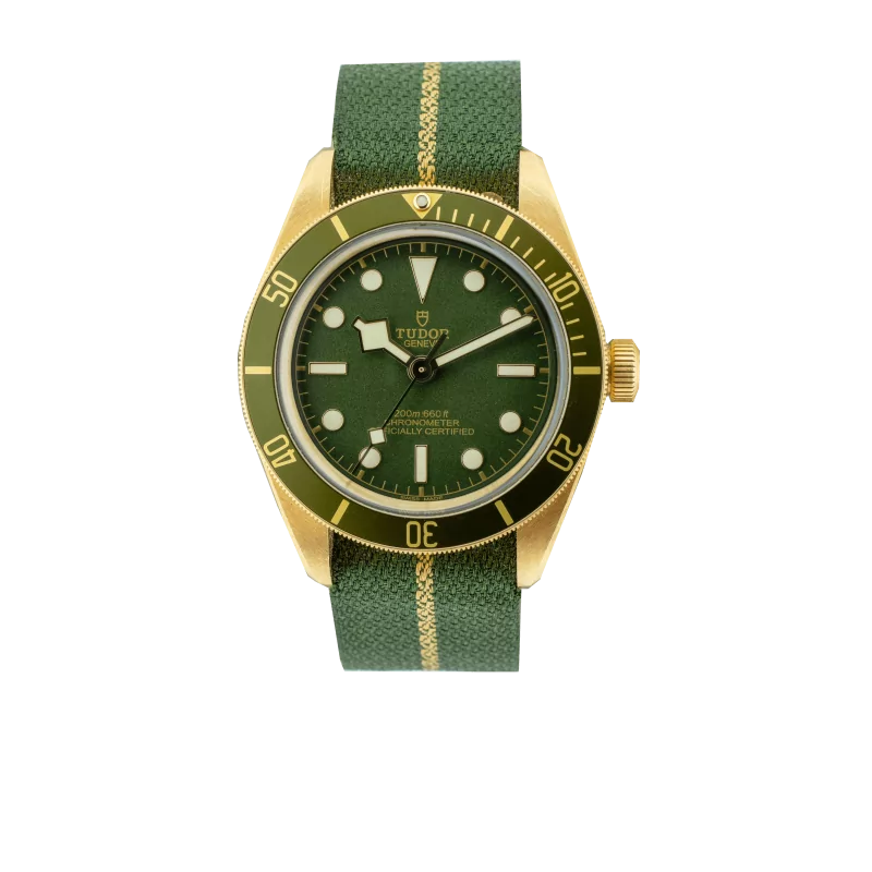 Tudor Black Bay 58 79018V 39mm Yellow gold Green