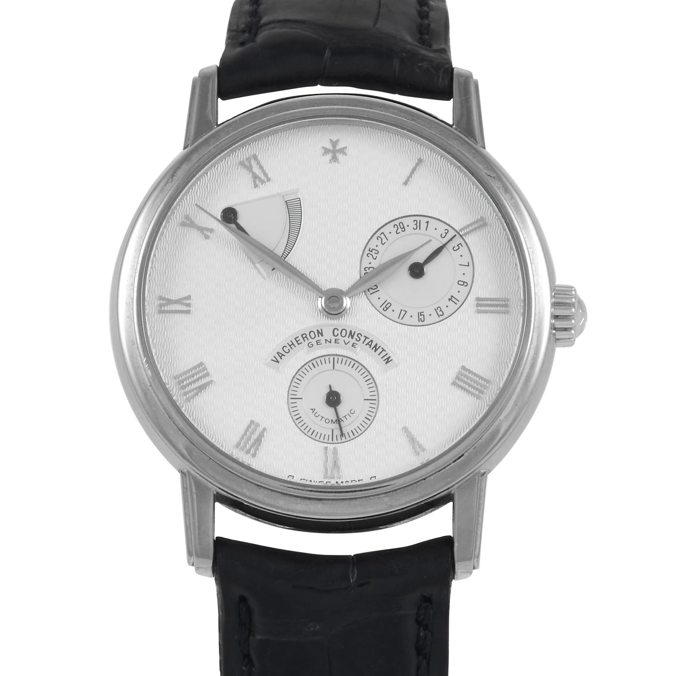 Vacheron Constantin Patrimony 47200/000G-8445 36mm White gold Silver