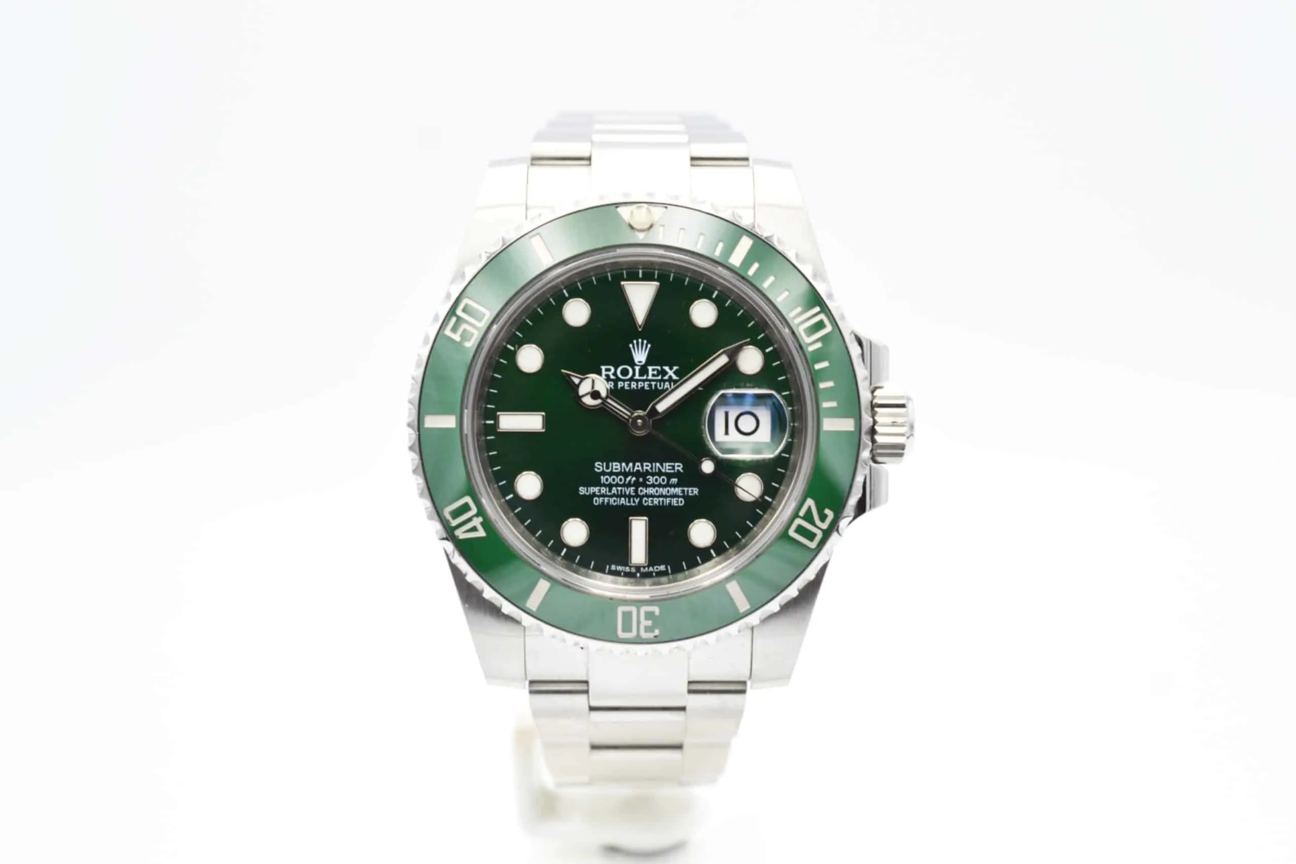 Rolex Submariner 116610LV 40mm Staal Green