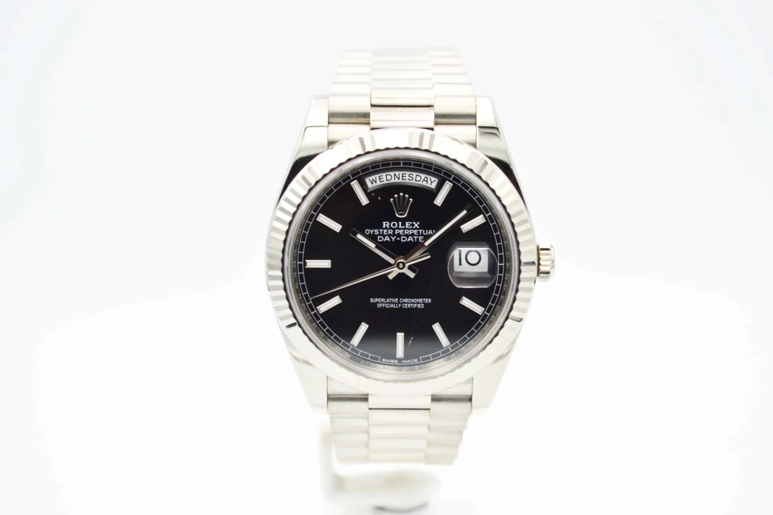 Rolex Day-Date 40 228239 40mm White gold Black