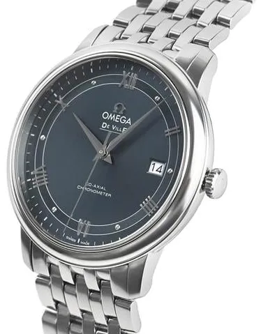 Omega De Ville 424.10.40.20.03.002 39.5mm Stainless steel Blue