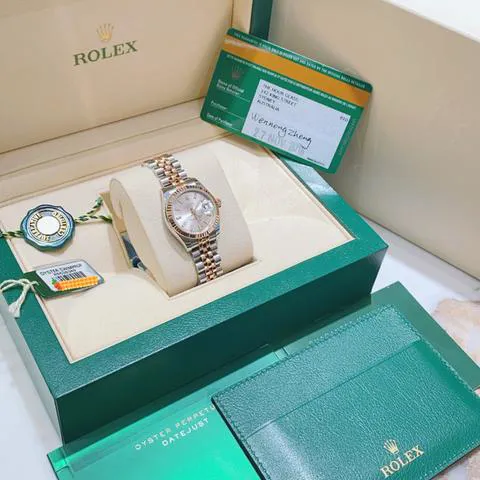 Rolex Lady-Datejust 179171 26mm Yellow gold and Stainless steel Silver