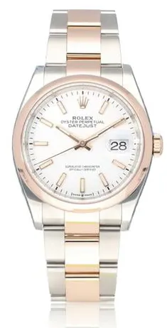 Rolex Datejust 36 126201 Rose gold White