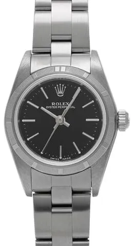 Rolex Oyster Perpetual 76030 24mm Stainless steel Black