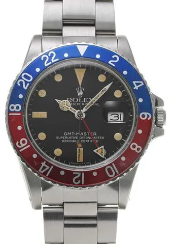 Rolex GMT-Master 16750 40mm Stainless steel Black