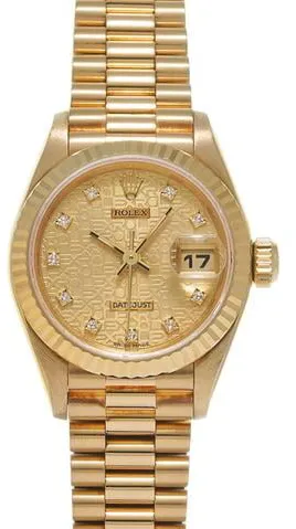 Rolex Datejust 69178G 26mm Yellow gold Champagne