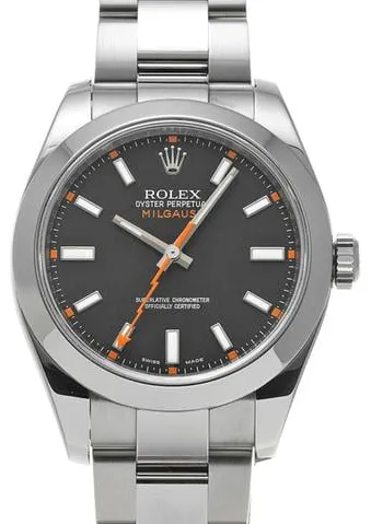 Rolex Milgauss 116400 40mm Stainless steel Black