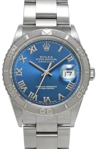 Rolex Datejust Turn-O-Graph 16264 36mm Stainless steel Blue