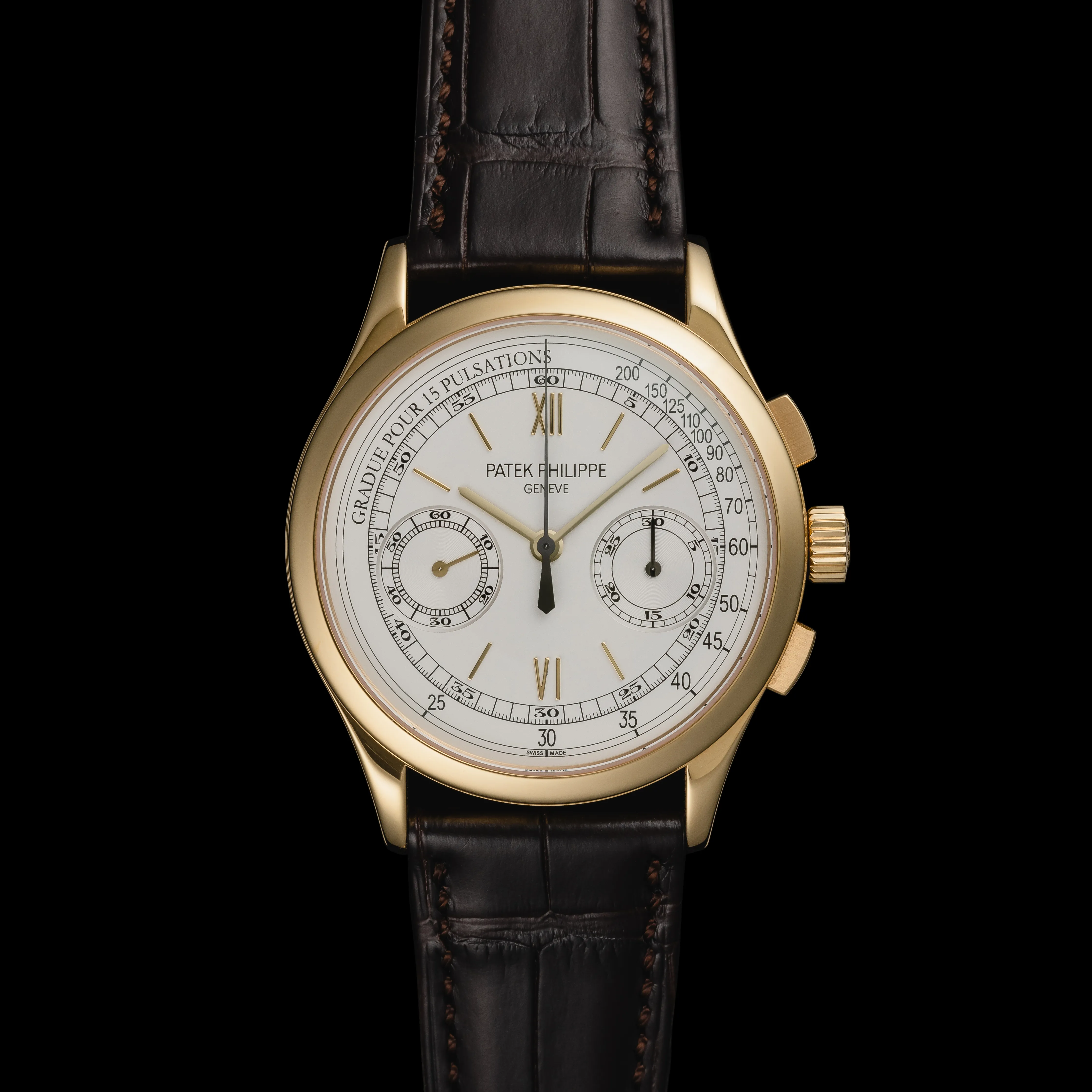 Patek Philippe Chronograph 5170J-001 40mm 18k yellow gold Silver