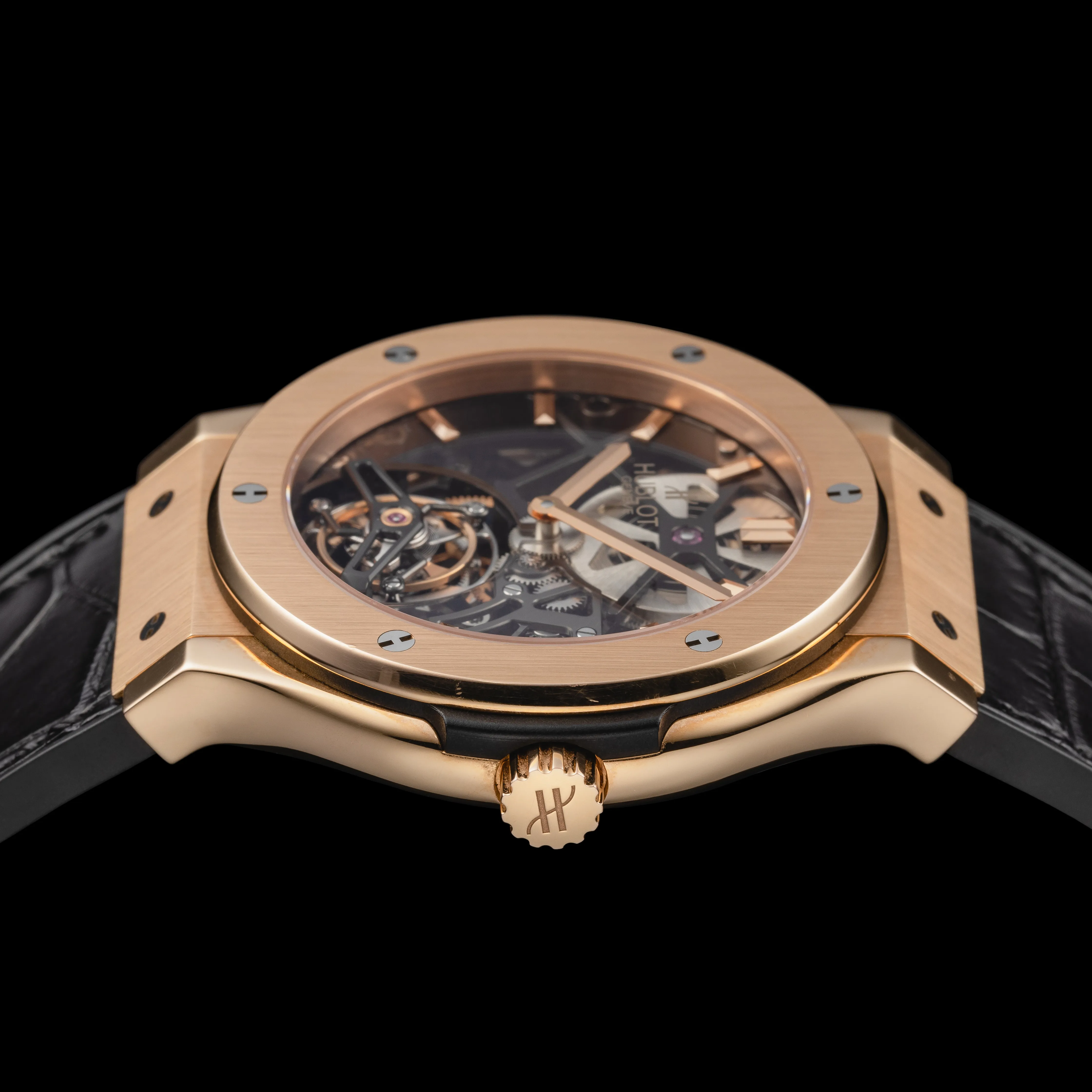 Hublot Classic Fusion 505.OX.0180.LR 43mm 18k rose gold Skeletonized 2