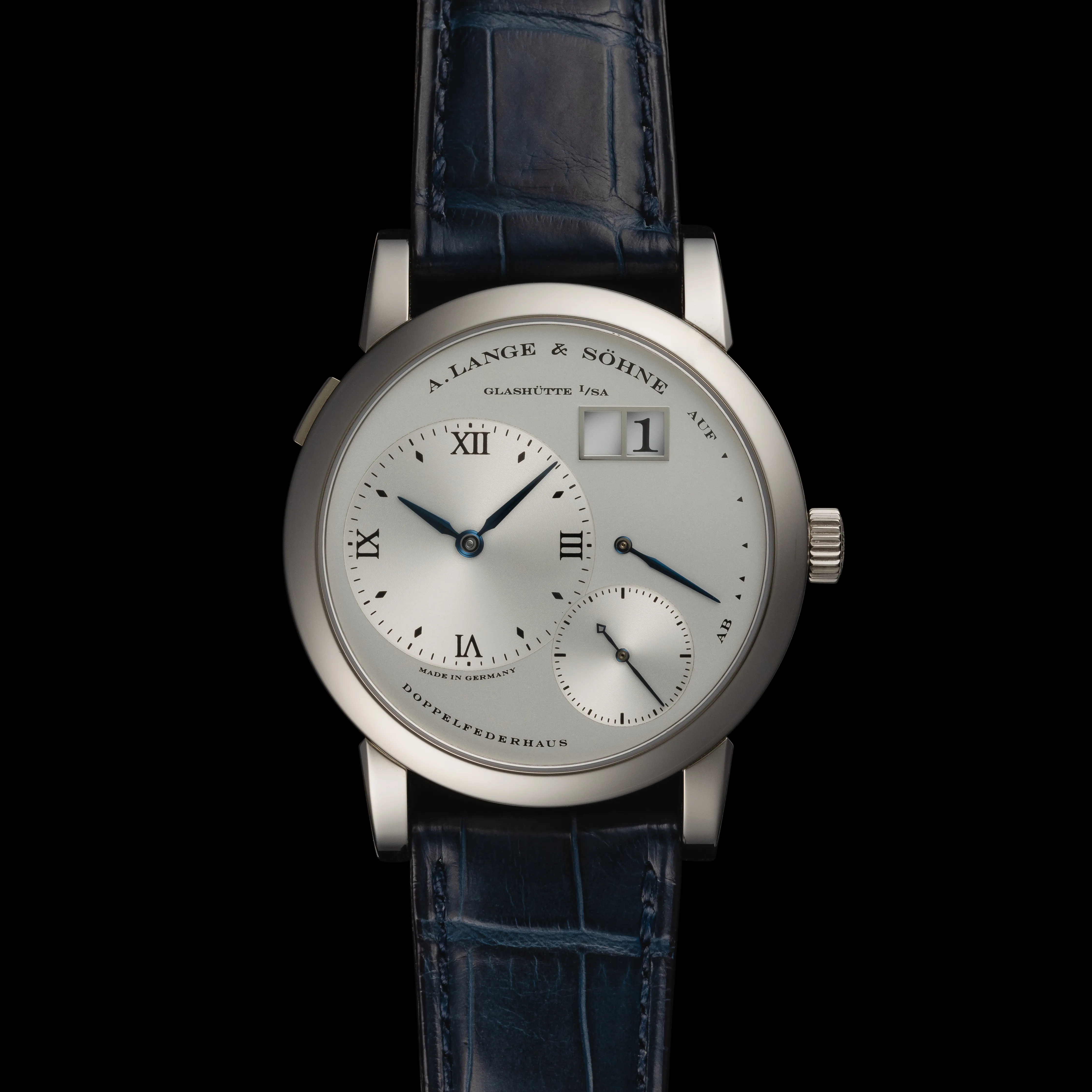 A. Lange & Söhne Lange 1 101.027 39mm 18k white gold Blue