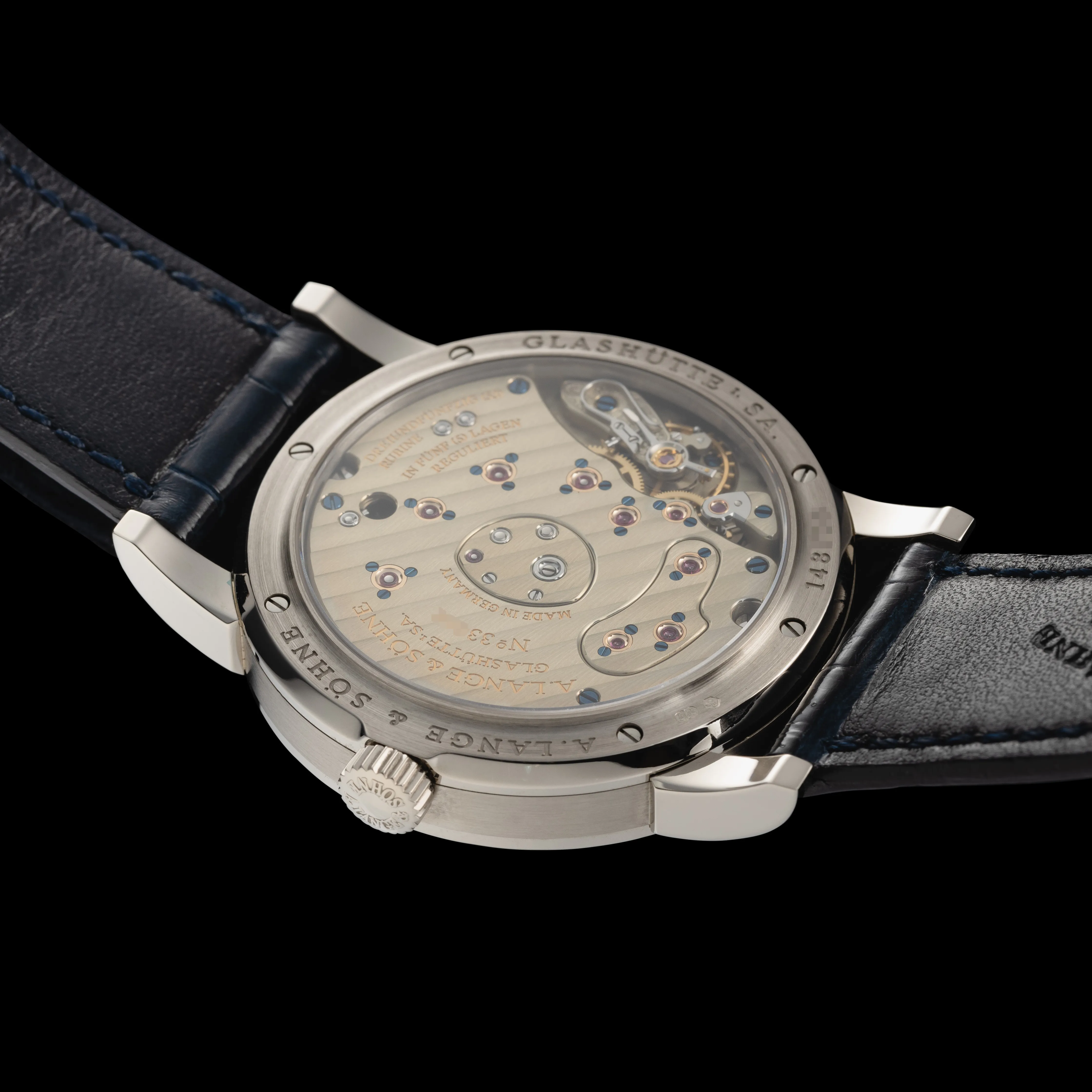 A. Lange & Söhne Lange 1 101.027 39mm 18k white gold Blue 1