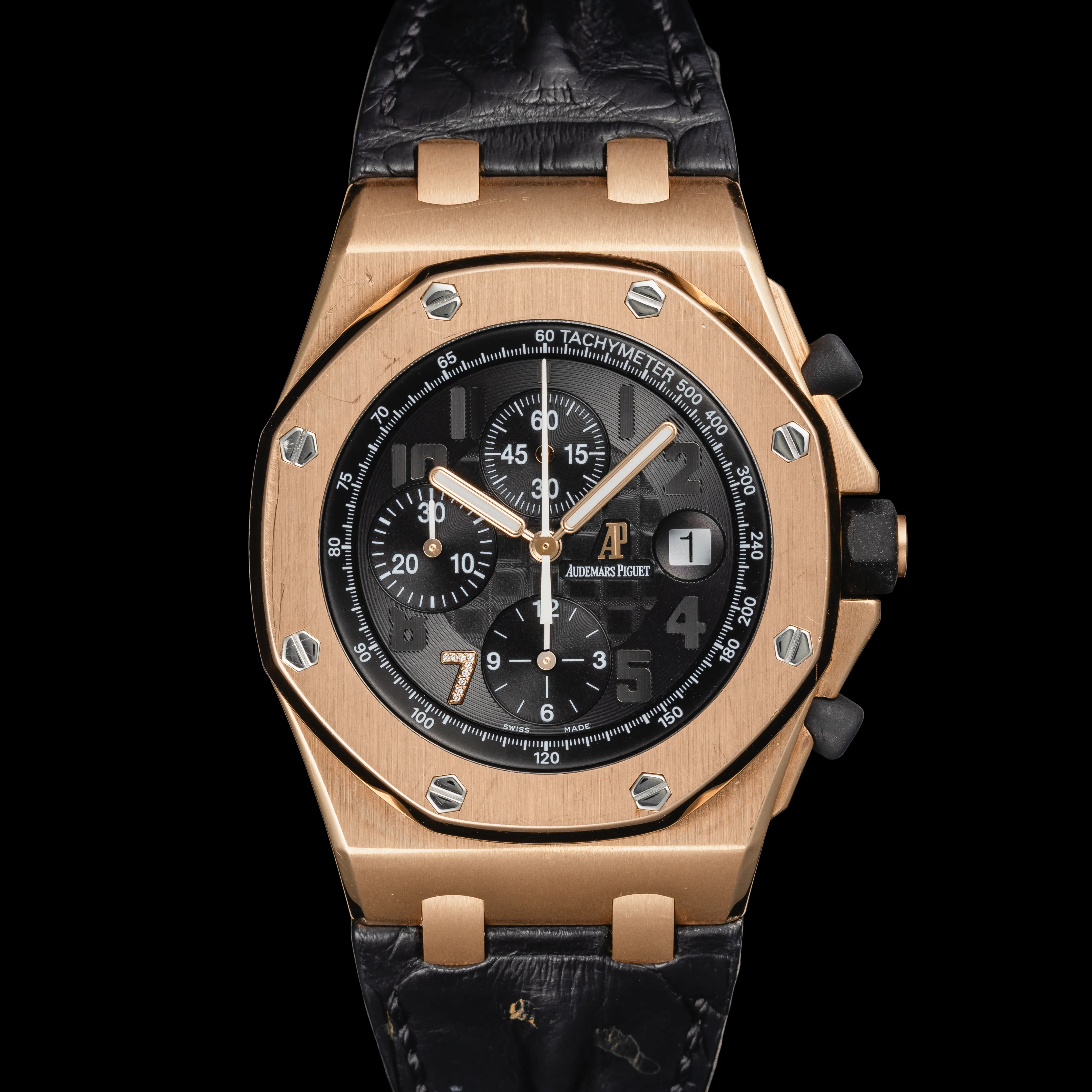 Audemars Piguet Royal Oak Offshore 26180OR.OO.D101CR.01 42mm Rose gold Black