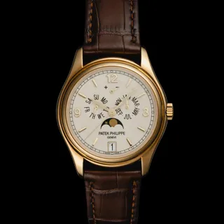 Patek Philippe Annual Calendar 5146J-001 Yellow gold Beige