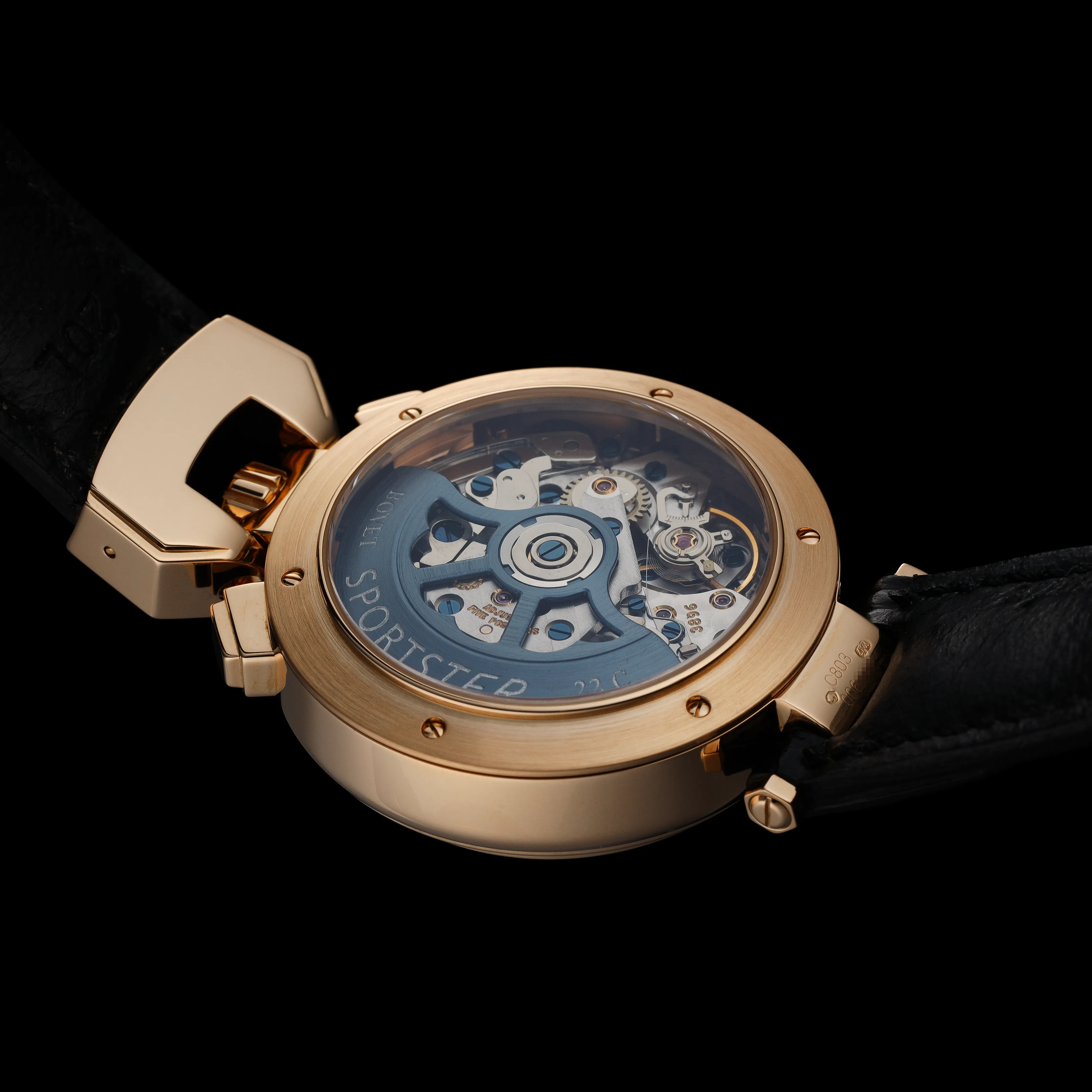 Bovet Sportster C803 40mm 18k red gold 1