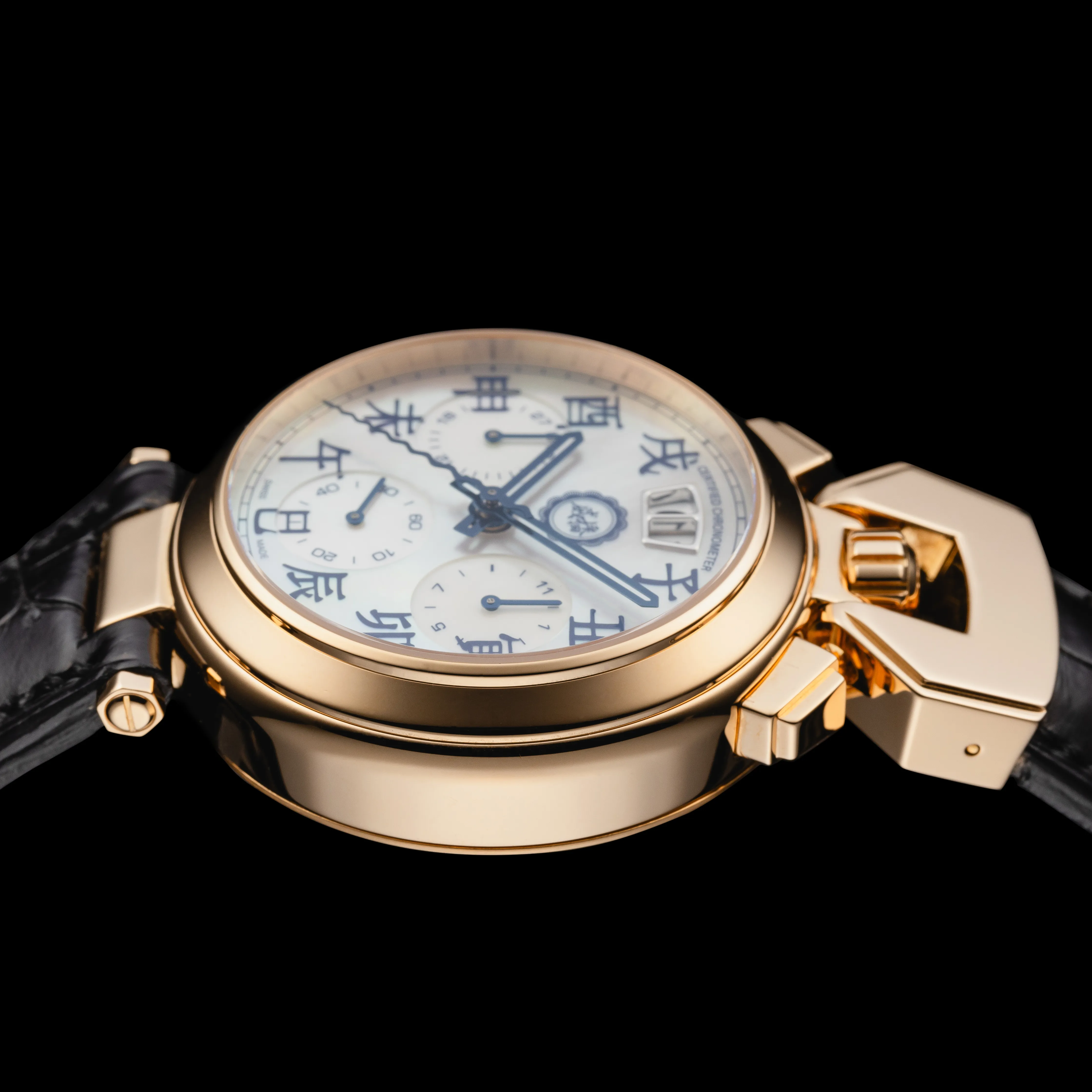 Bovet Sportster C803 40mm 18k red gold 2