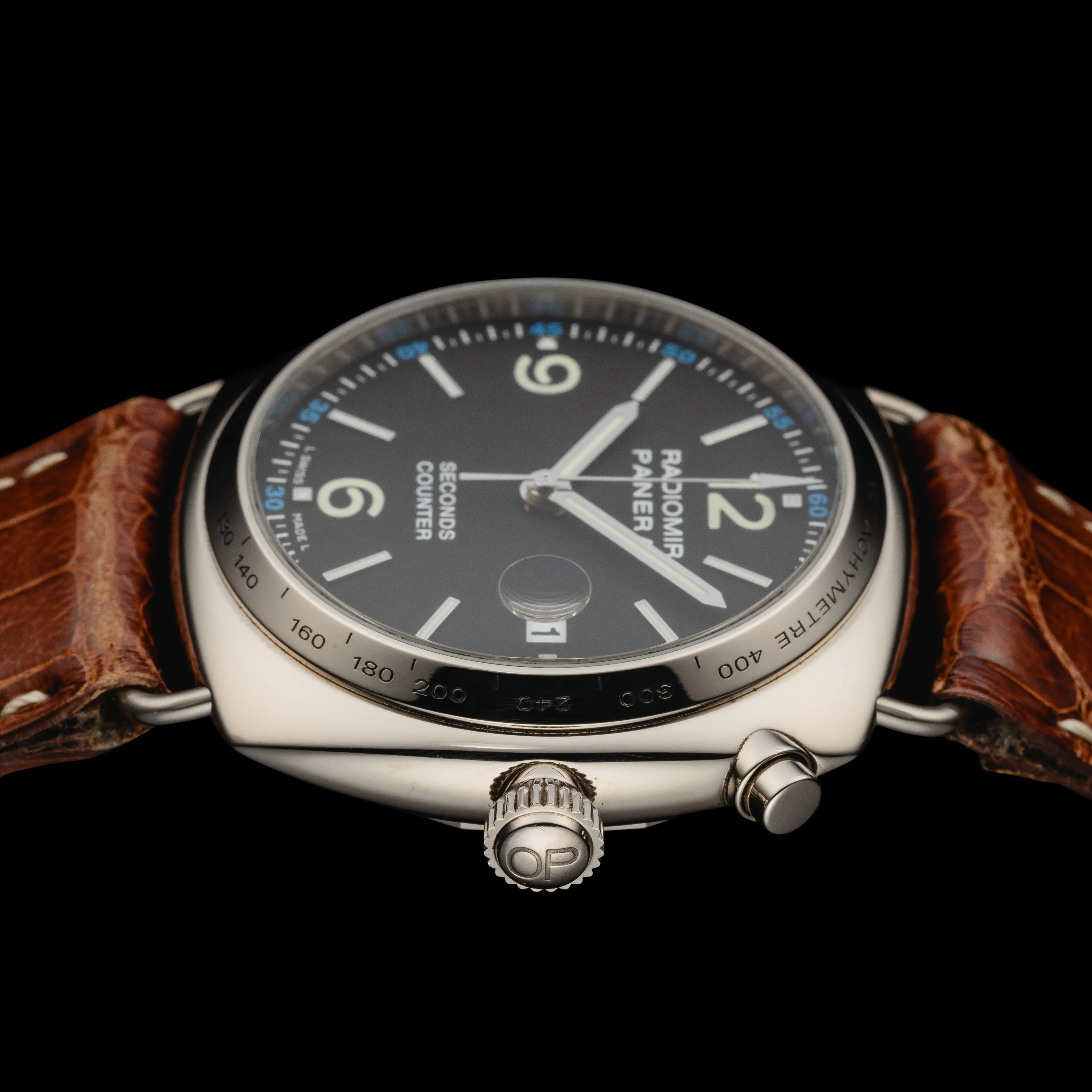 Panerai Radiomir PAM00078 42mm 18k white gold Black 3