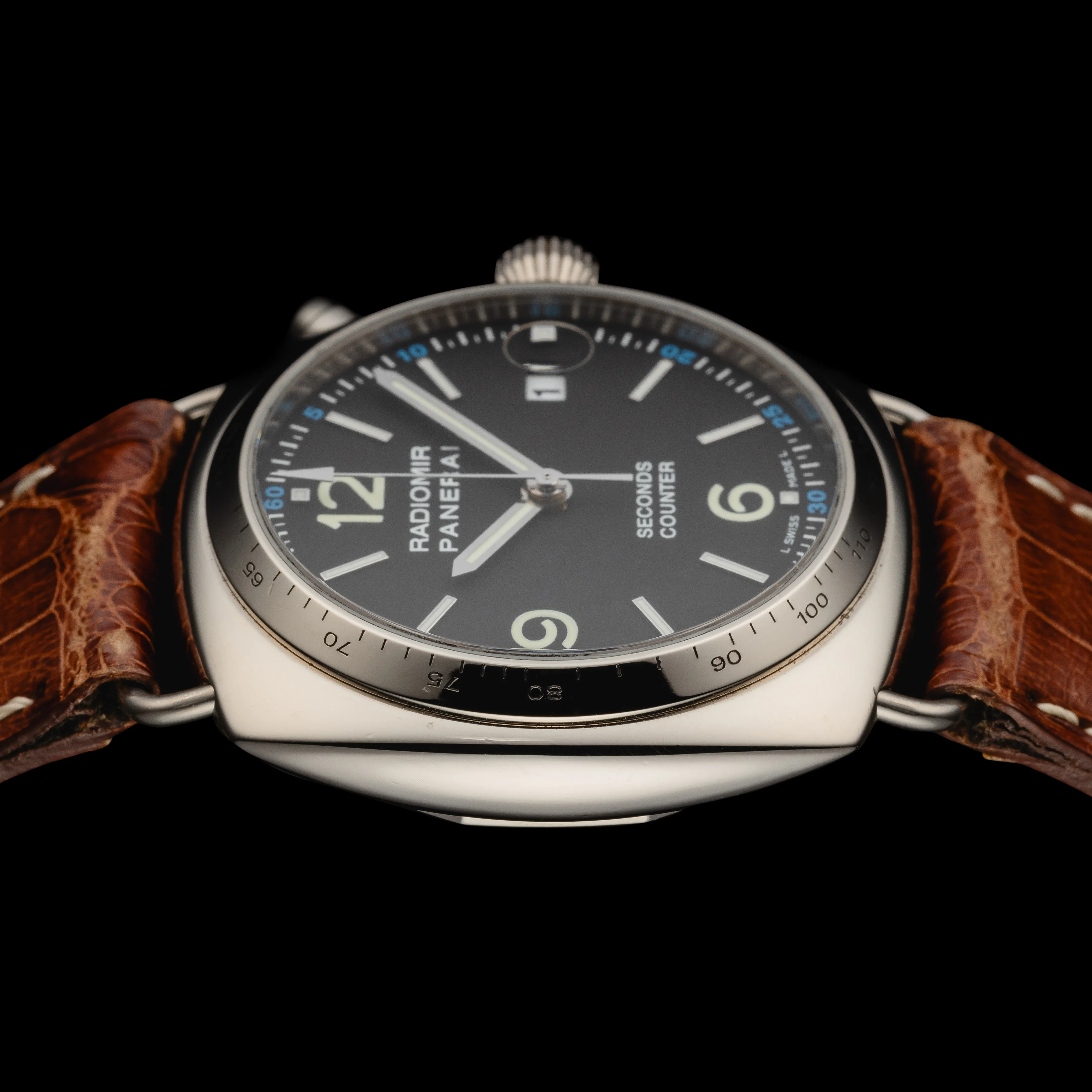 Panerai Radiomir PAM00078 42mm 18k white gold Black 2