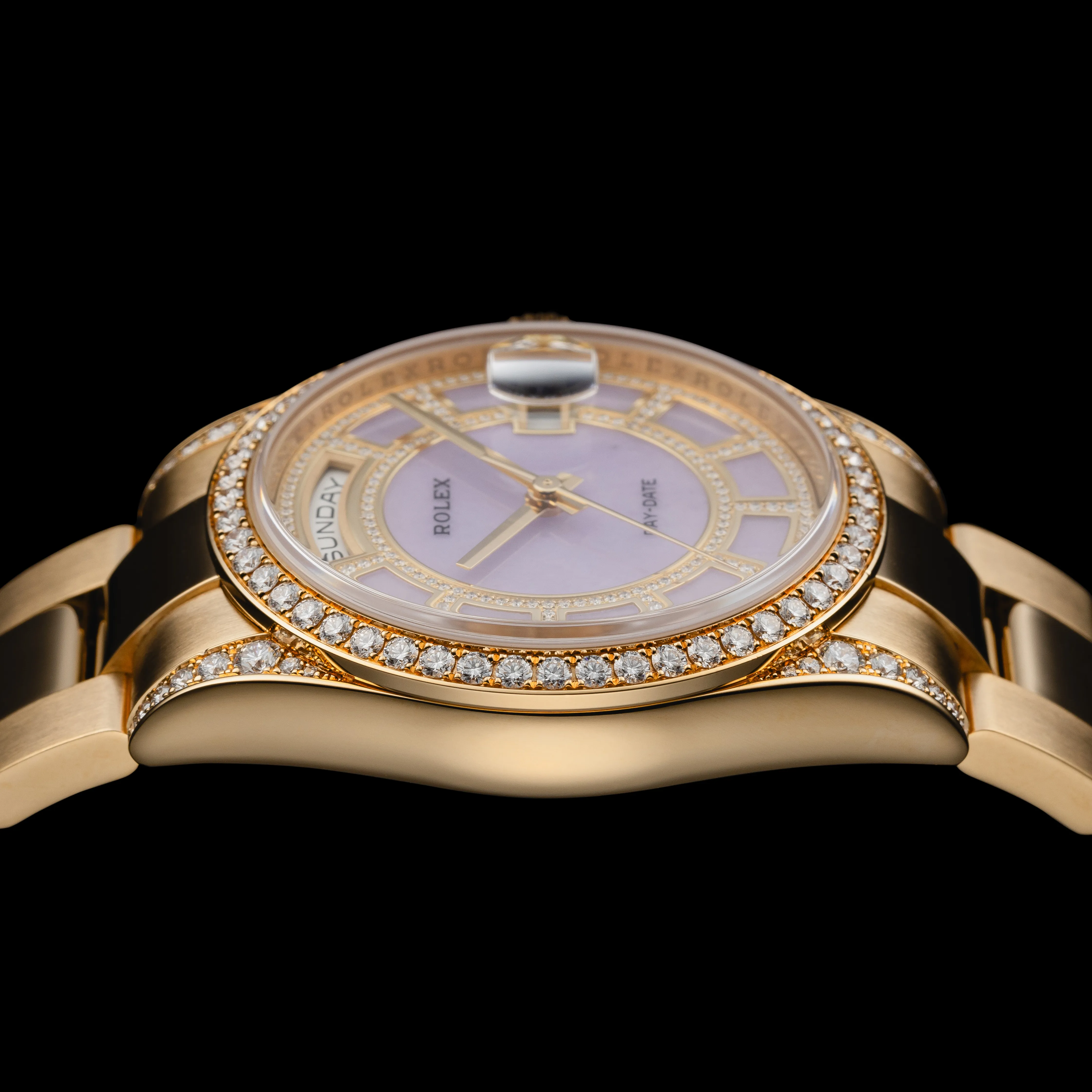 Rolex Day-Date 36 118388 36mm Diamond and 18k yellow gold Lavender 3