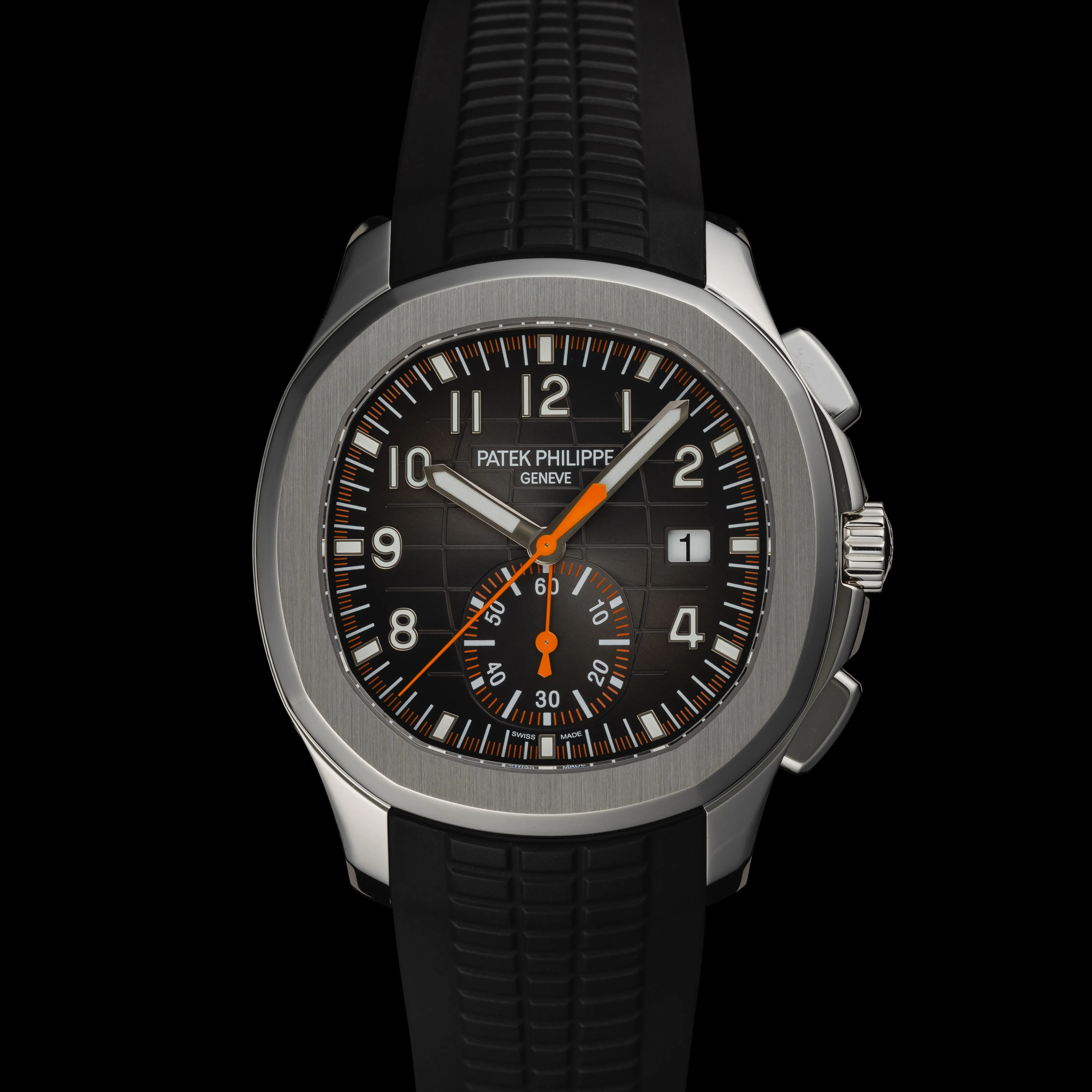 Patek Philippe Aquanaut 5968A-001 40mm Stainless steel Black