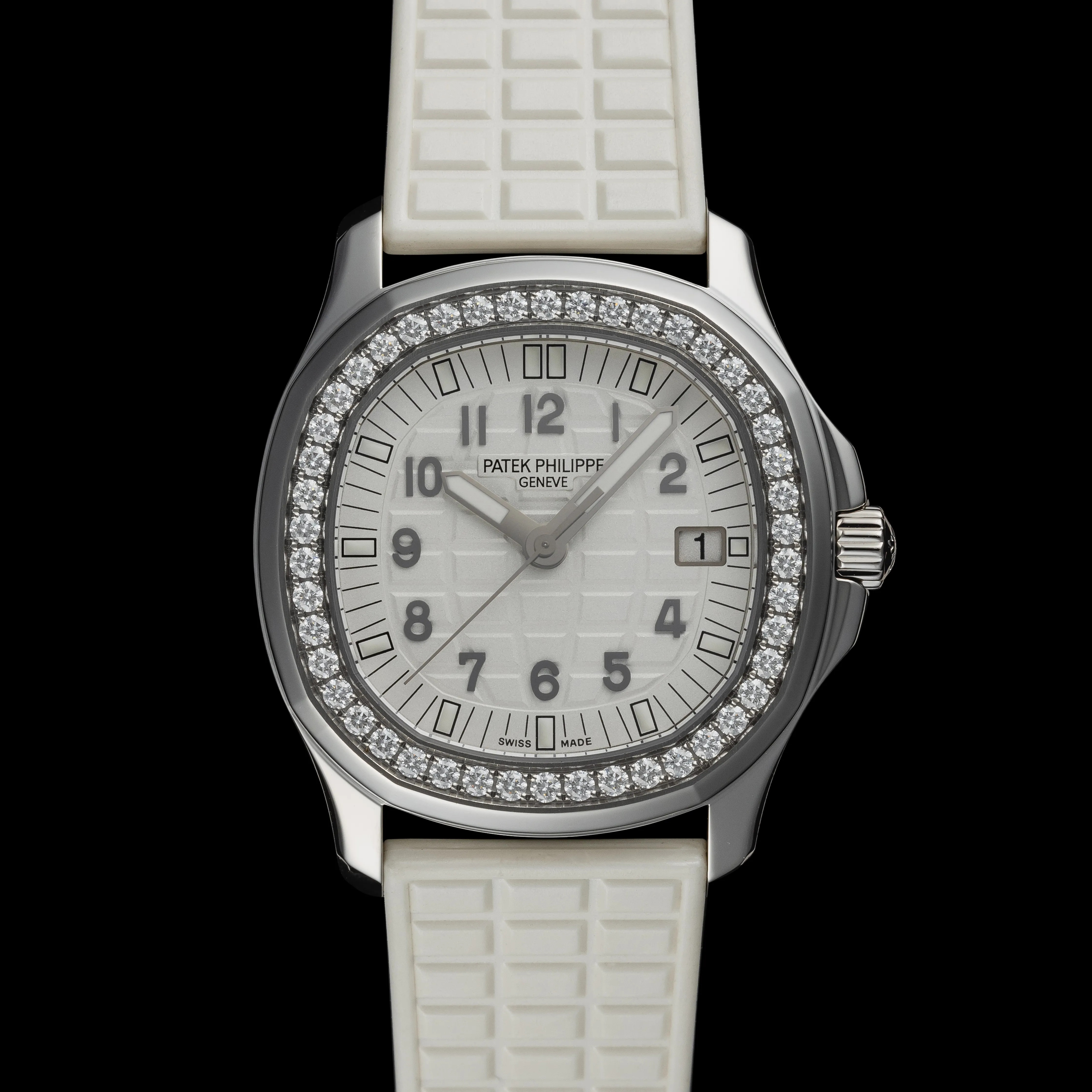 Patek Philippe Aquanaut 5067A-024 34mm Stainless steel and Diamond White