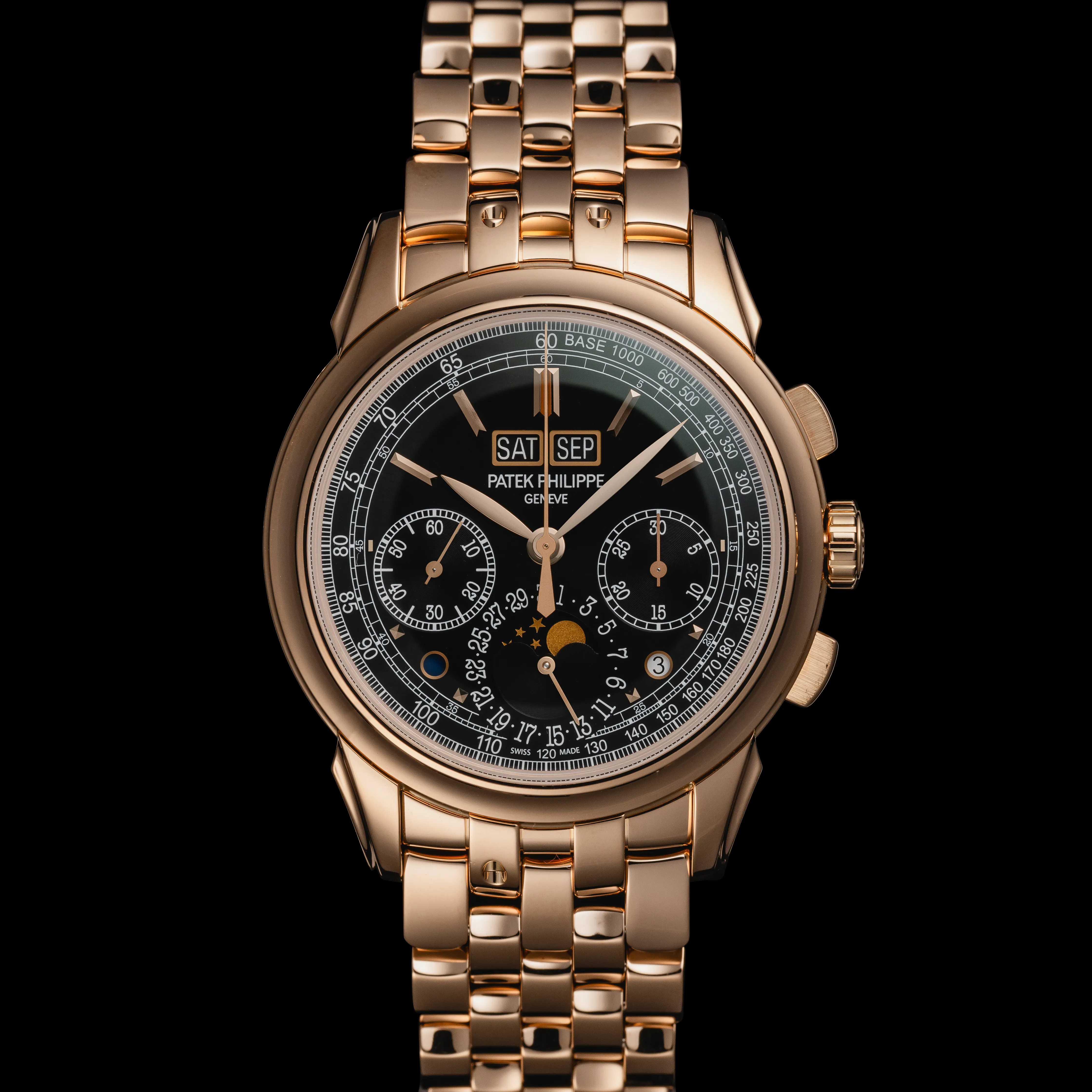 Patek Philippe Perpetual Calendar Chronograph 5270/1R-001 41mm 18k rose gold Black