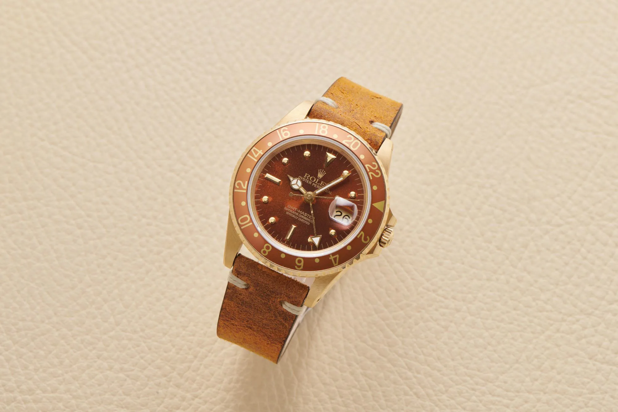 Rolex GMT-Master 16758 40mm Yellow gold Brown 1