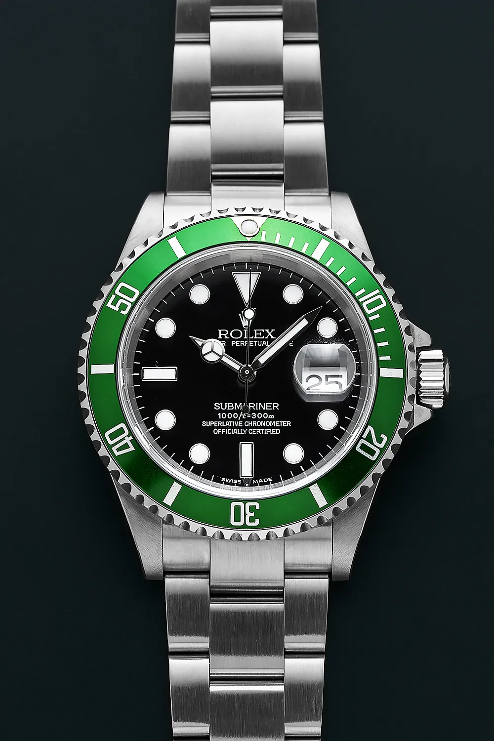 Rolex Submariner 16610LV 40mm Stainless steel and Aluminium Black