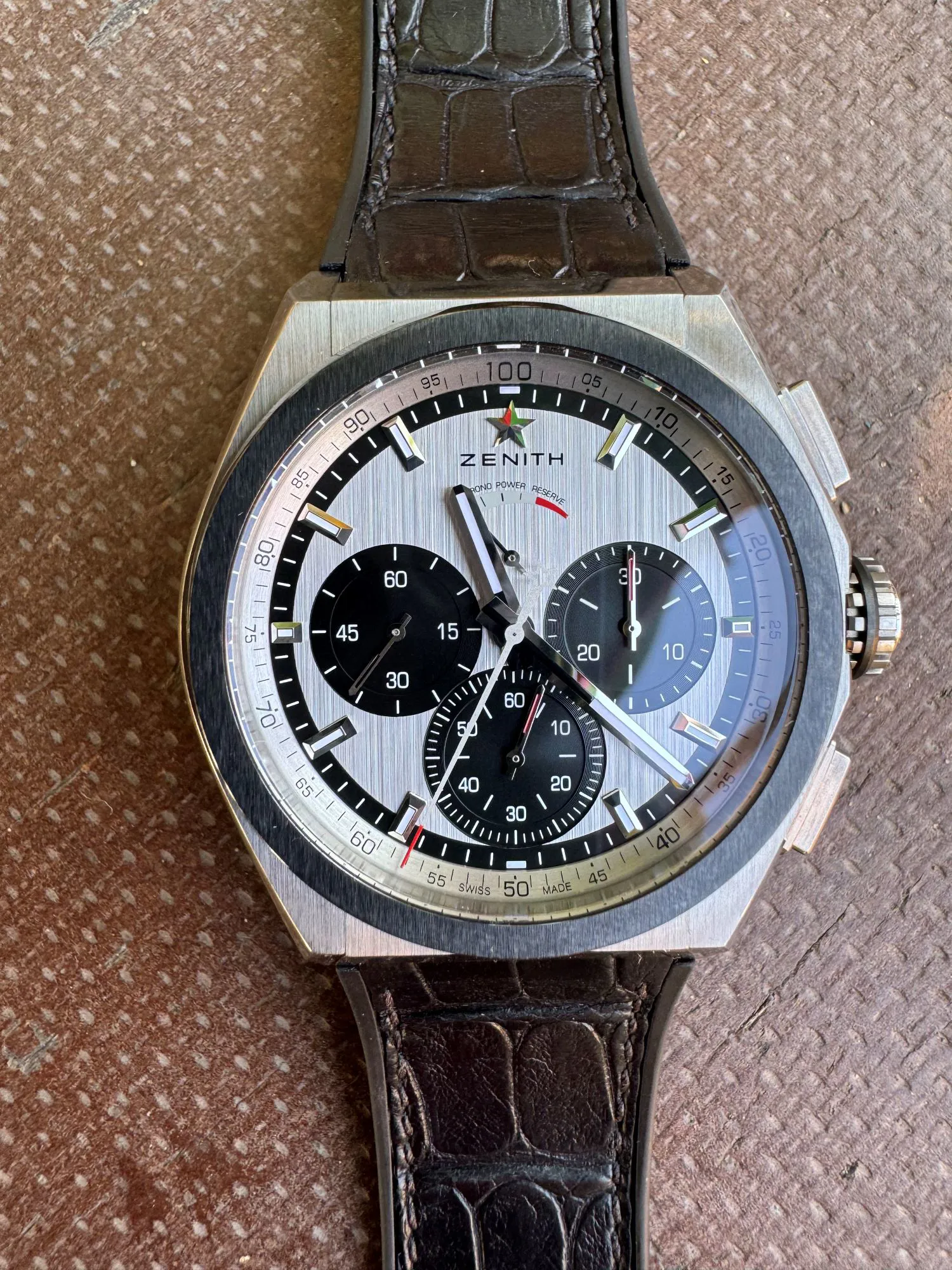 Zenith Defy 95.9005.9004/01.R582 44mm Ceramic and Titanium Silvered 9